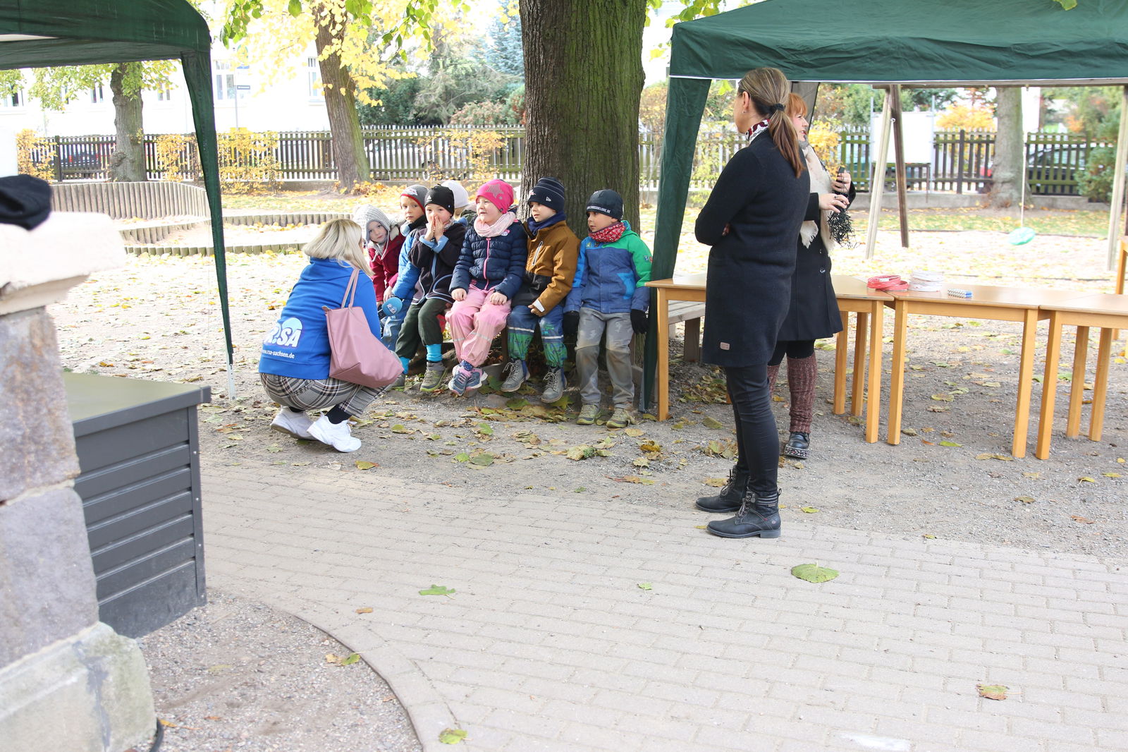 Spendenmarathon 2019 - Das R.SA Team zu Gast in der Kita Kleine Hände
