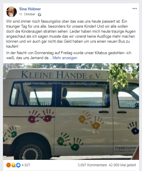 Spendenmarathon 2019 - Der Social Media Post zur Kita