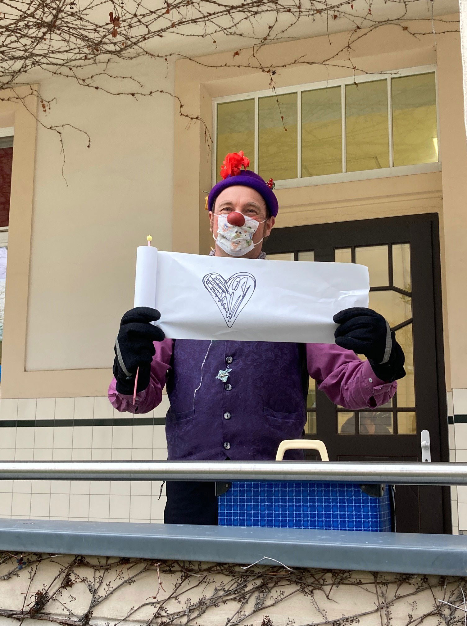 Clowns und Clowns im Klinikum St. Georg