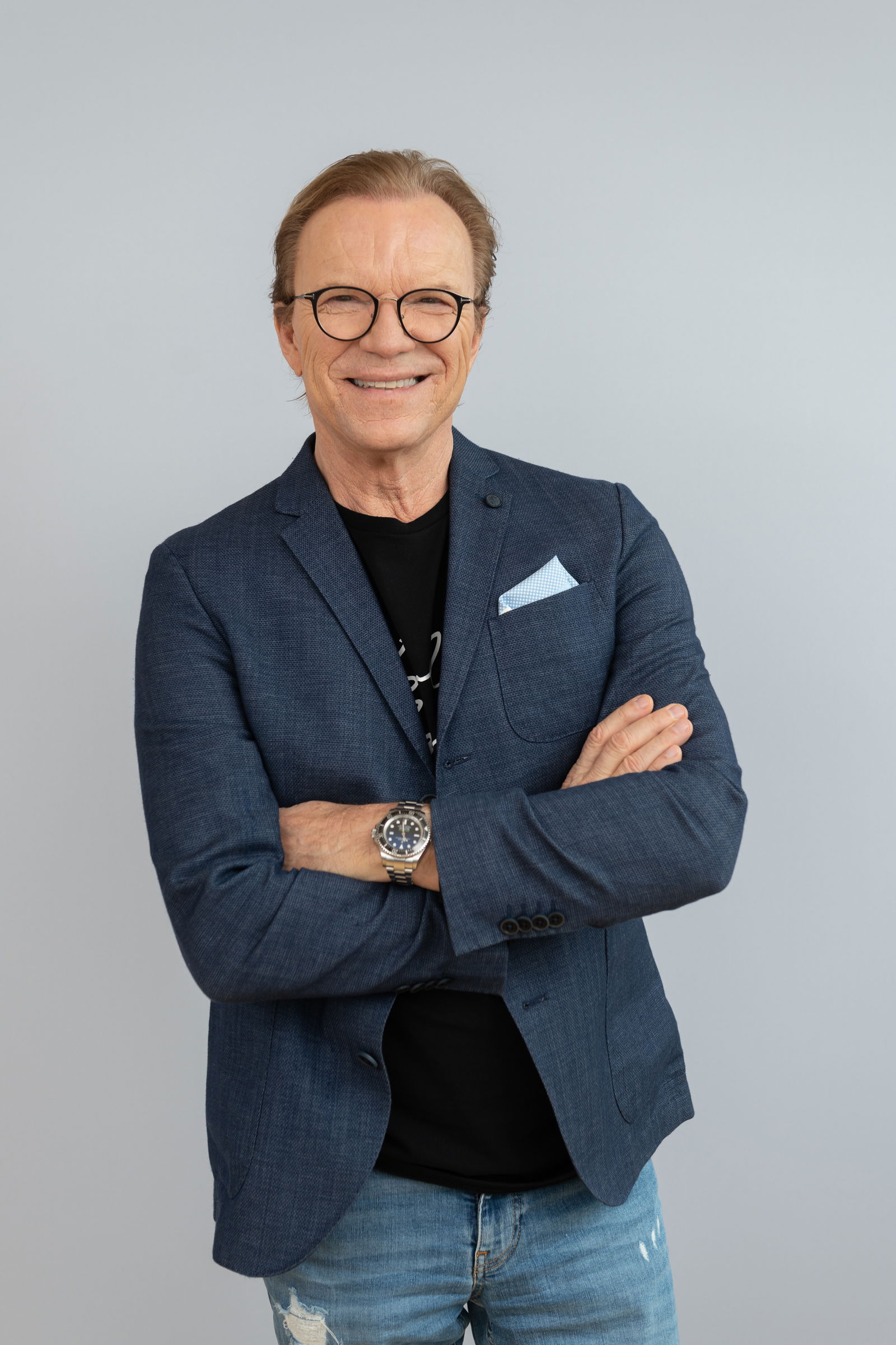 Wolfgang Lippert beim Spendenmarathon