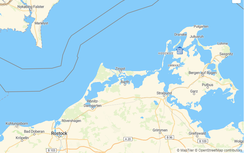 Die Lage der Villa Morgensünn