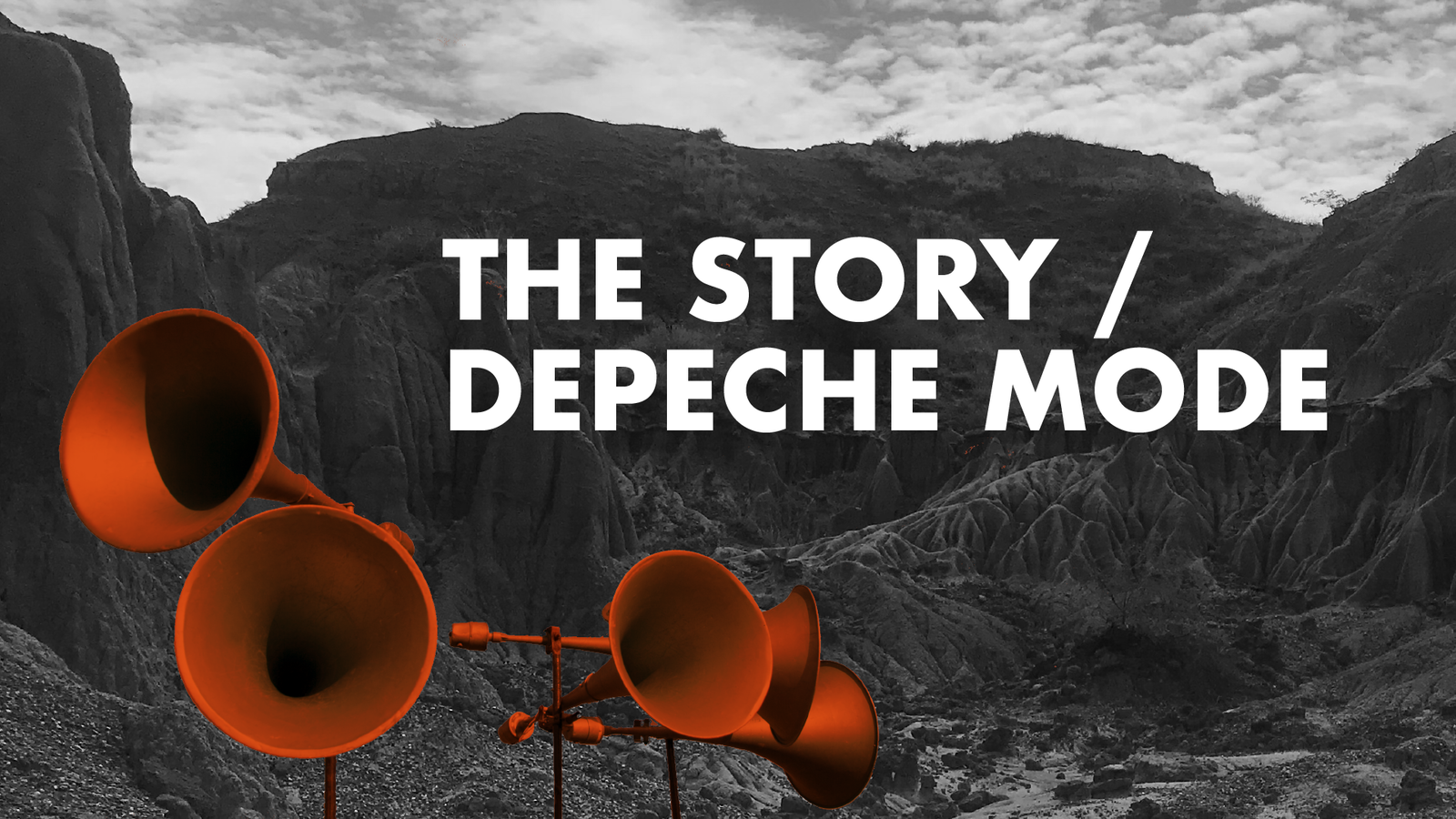 Leitmotiv Schrift  Depeche Mode Story Podcast 16zu9