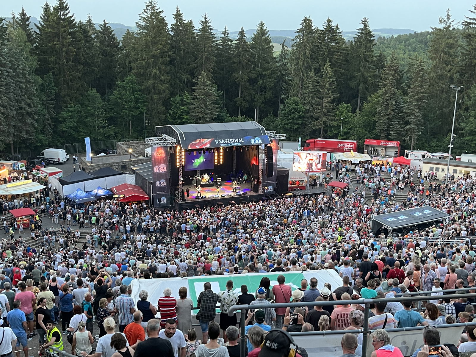 Blick auf die Waldbühne