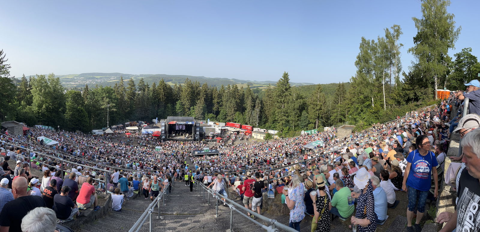 Blick auf die Waldbühne