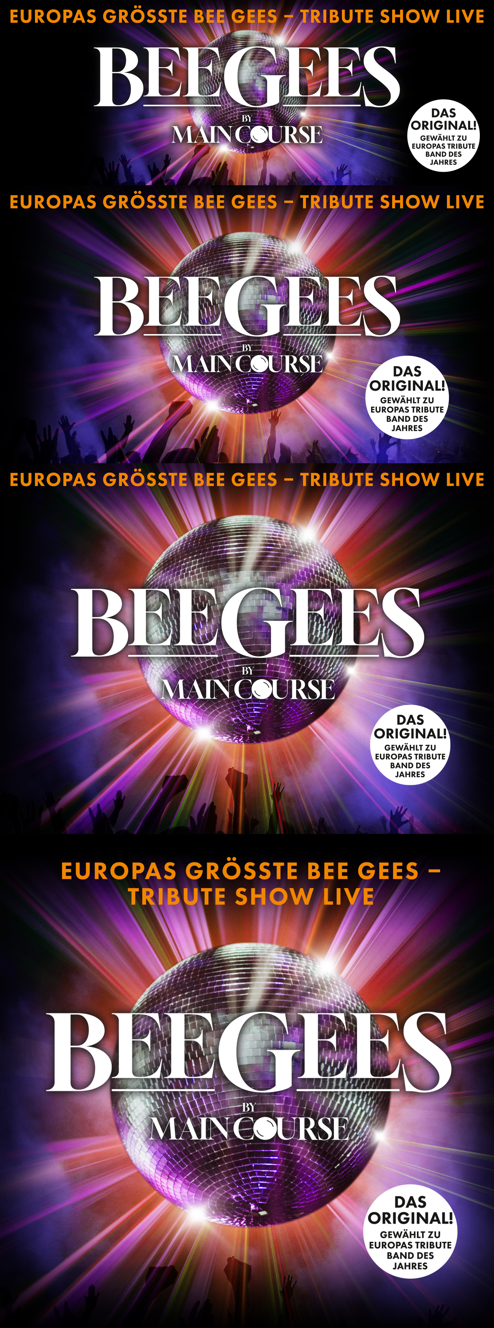 Bee Gees by MainCourse Konzertpräsi