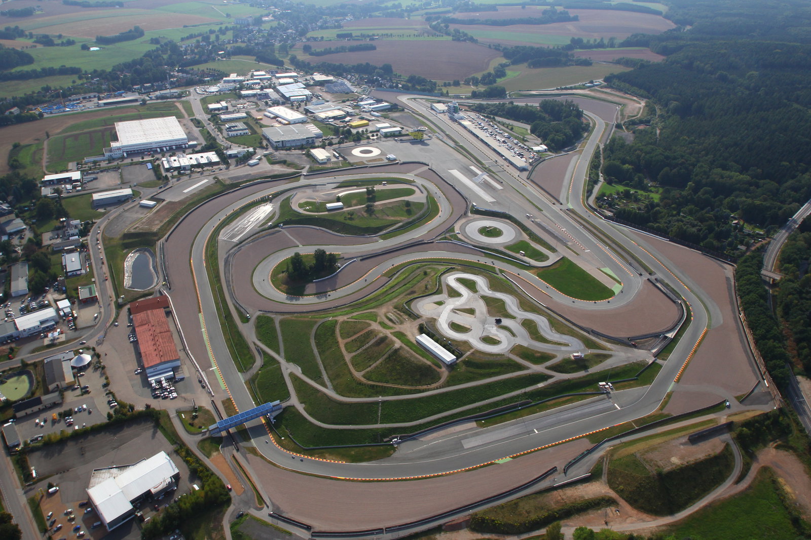 Sachsenring von Oben