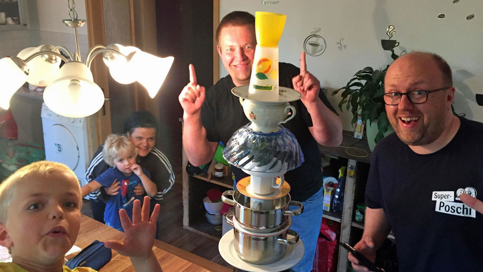 Super-Poschi mit Familie Schubert