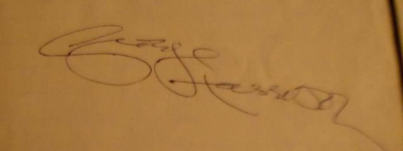 George Harrison Unterschrift 720