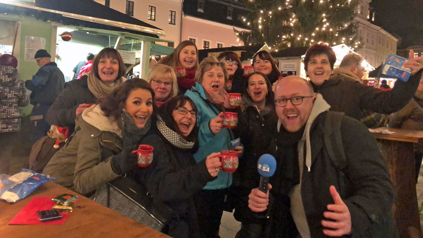 Pegeltester Marcus Poschlod in Schneeberg