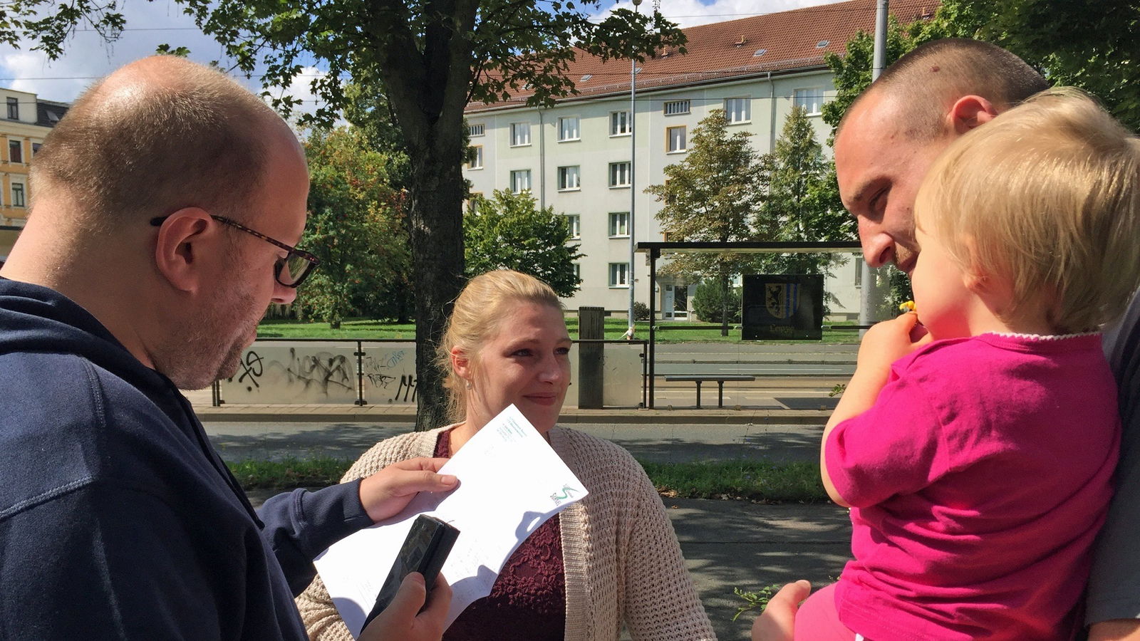 Super-Poschi und Famile Schulz