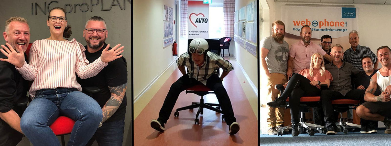 Probetraining der Kandidatinnen 