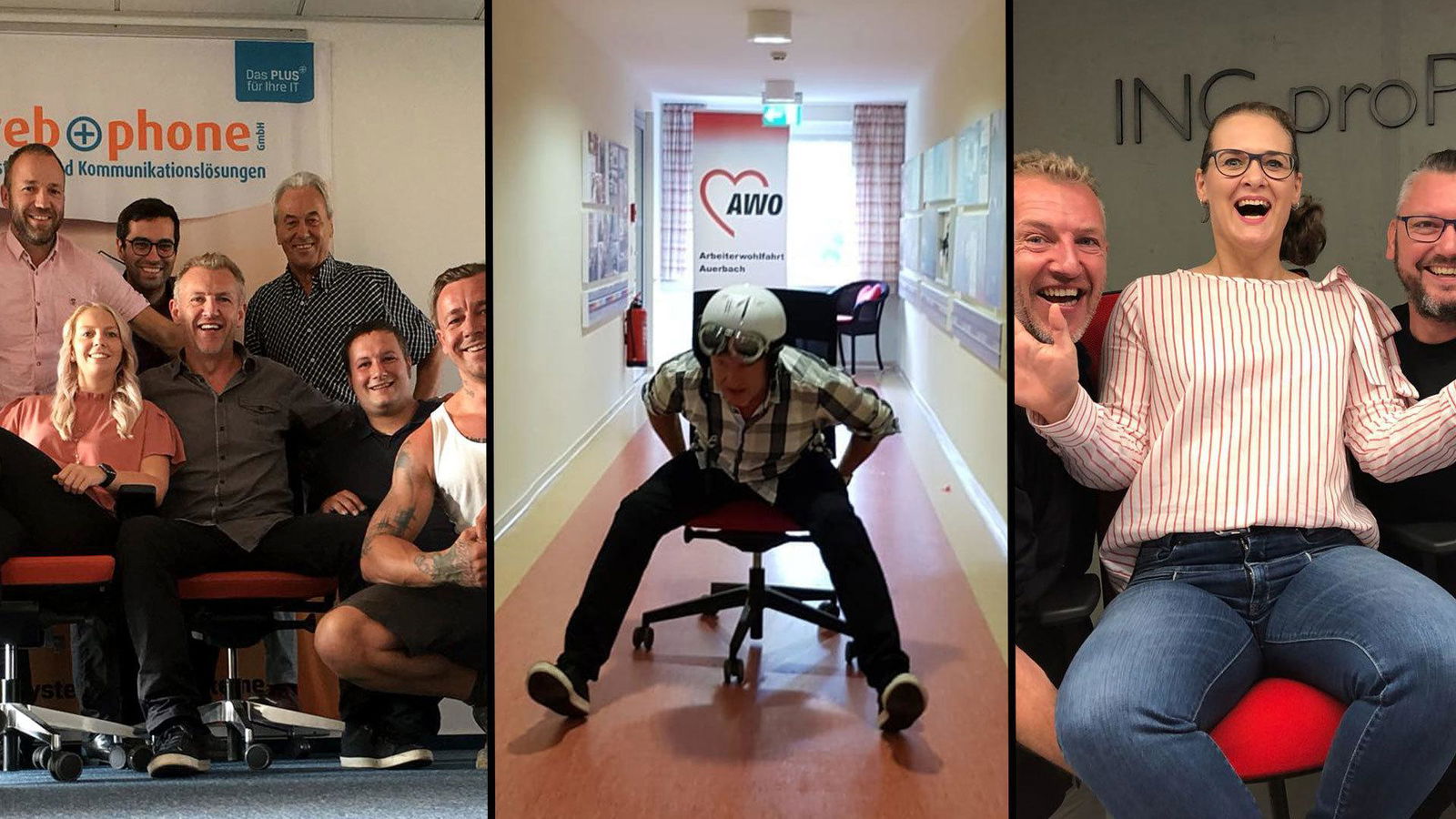 Probetraining der Kandidatinnen 