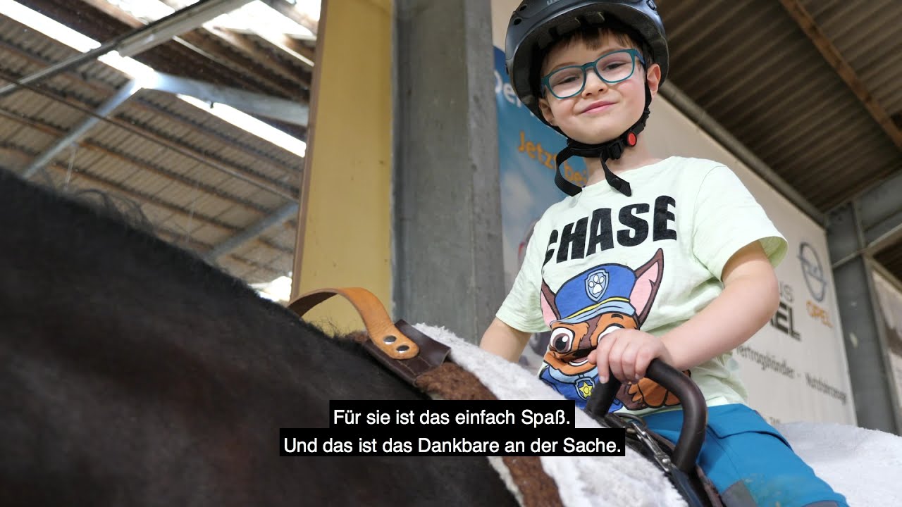 Reittherapie für krebskranke Kinder und Jugendliche
